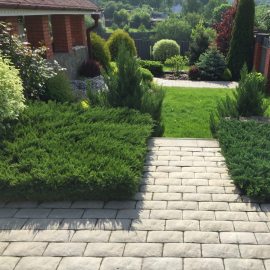 Сломинский Олег - реализованный проект "Частный дворик на Нагорной"