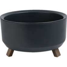 Кашпо Грация Прайм Антрацит 2,25л