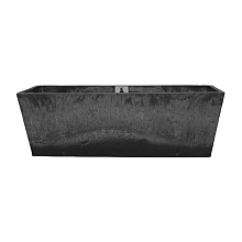 Ящик балконный ДРЕВЕСНЫЙ УГОЛЬ 10л 