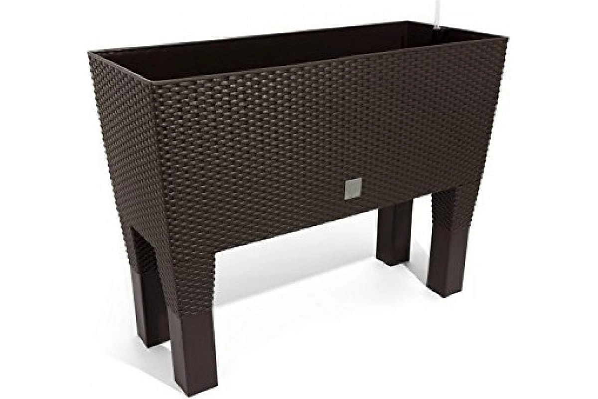 Кашпо для цветов RATO case high венге 72л с автополивом DRTC800H-440U