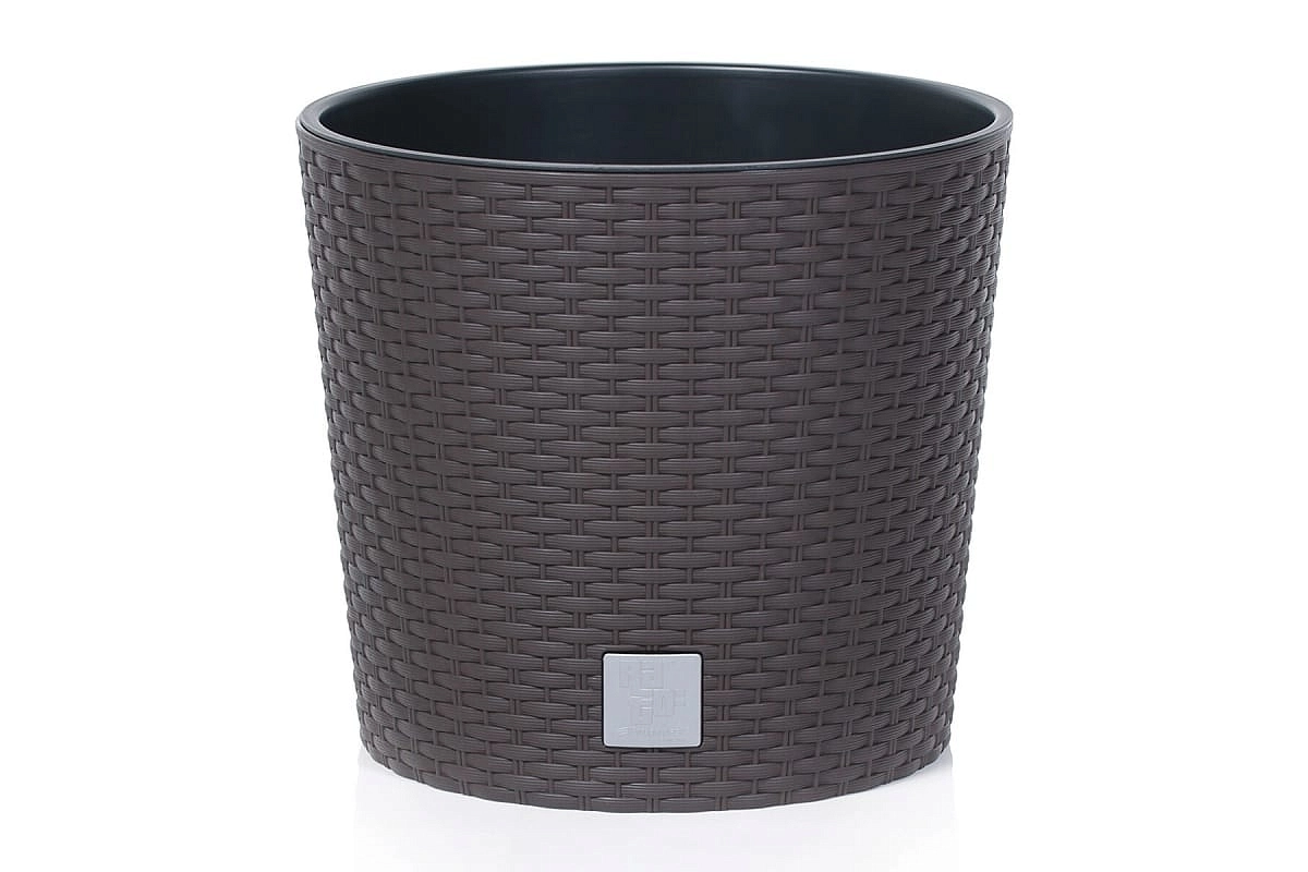 Кашпо для цветов RATO ROUND венге 2 предмета 35/37,65л DRTUS400L-440U