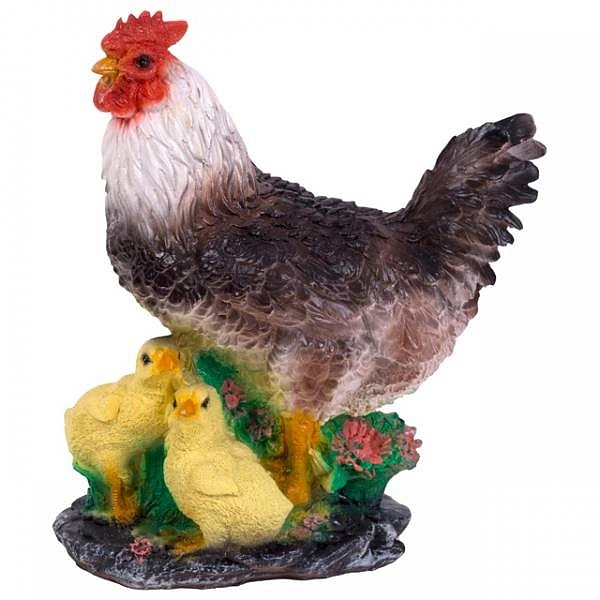 Фигура Курица с цыплятами H-34