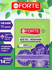 Удобрение цветочное Средство Bona Forte сухое для срезанных цветов