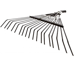 Грабли ТРУПЕР веерные металлические с 18-ю лепестками 14326