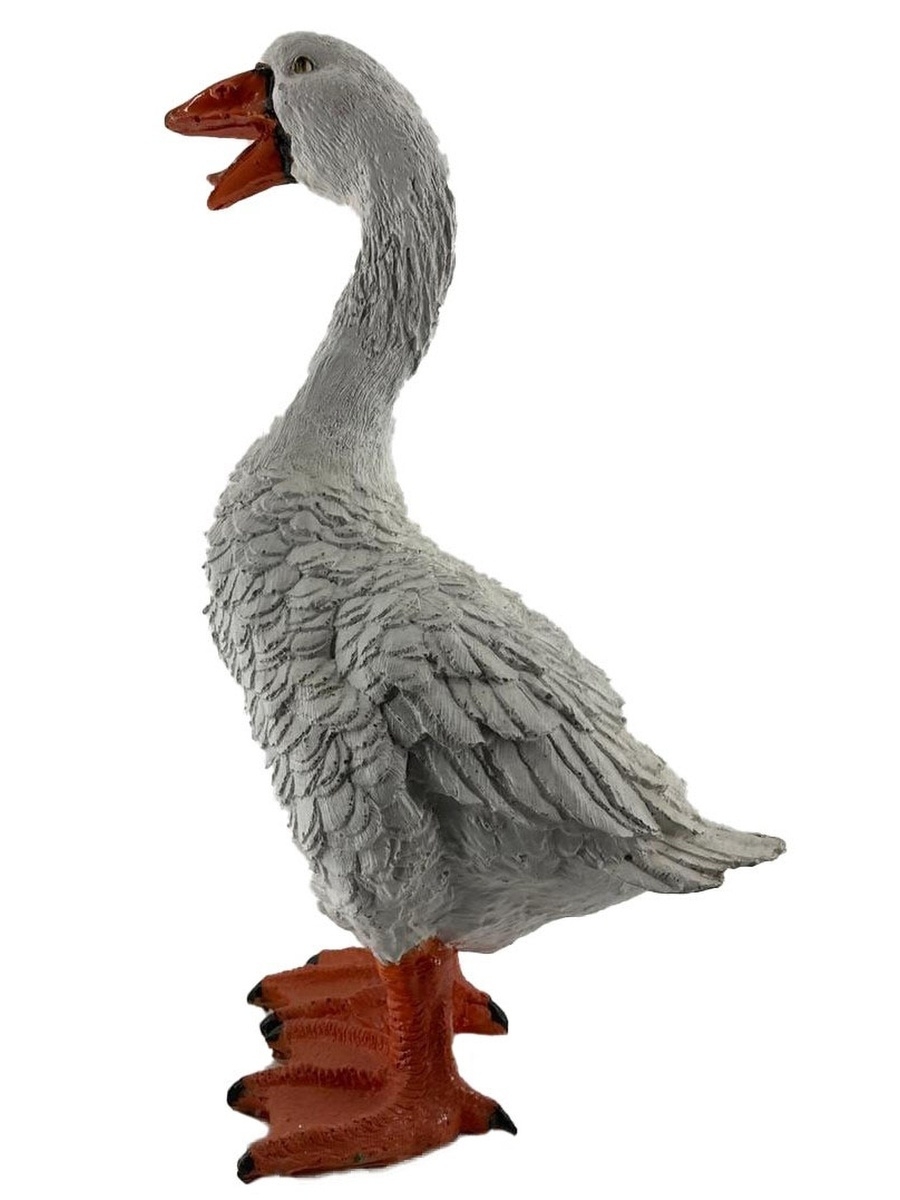 Фигура садовая Гусь кричащий H-45