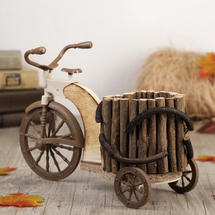 Цветочница Велосипед дерево