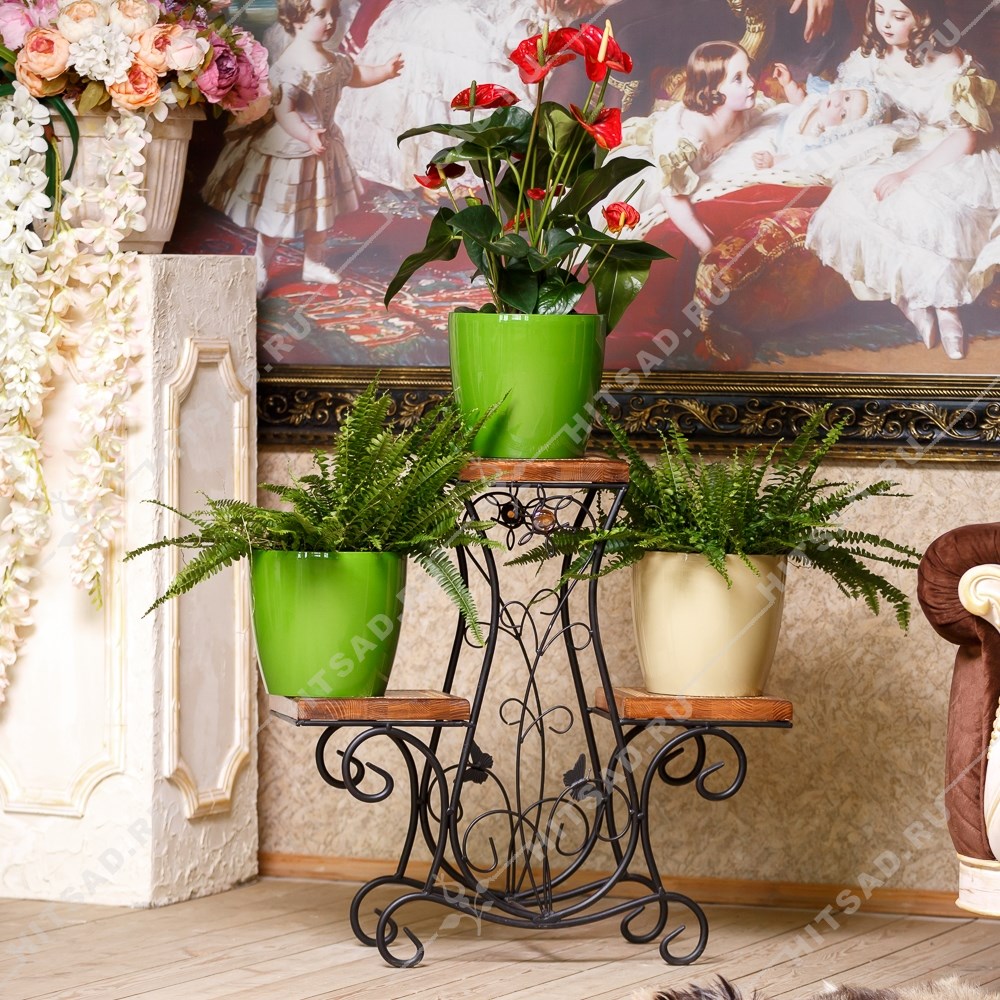 Подставка напольная с деревом 420-11 (Айронкр)