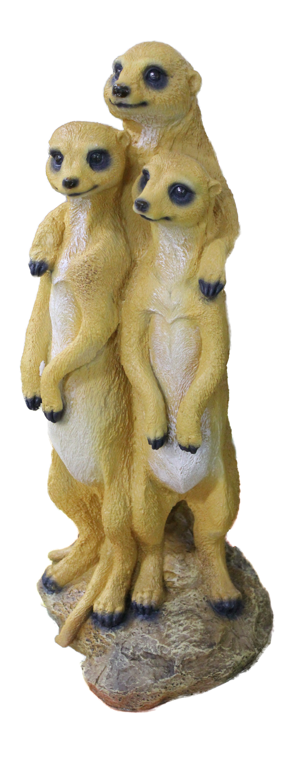 Фигура садовая Суслики на камне