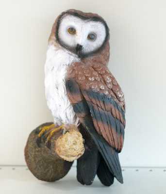 Фигура садовая Навес Сова белогрудая АФ0253