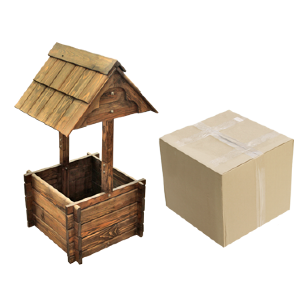 Цветочница колодец четырехгранный Эконом