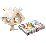 Кормушка для птиц "Избушка на курьих ножках" малая