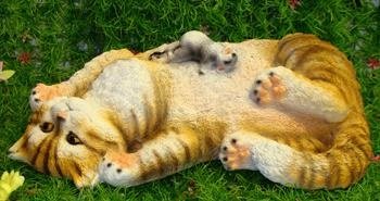 Фигура садовая Кот с мышкой JNG 184 