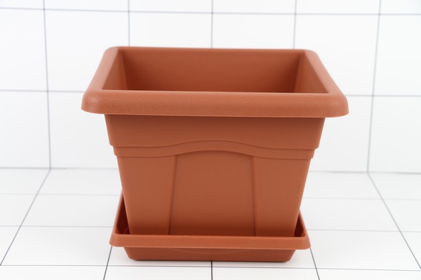 Горшок Квадро с поддоном 5,1л/15 л