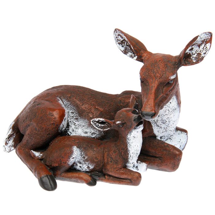 Фигура садовая Олень с олененком Р501011
