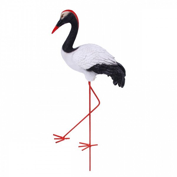 Фигура для пруда Журавль пластик 