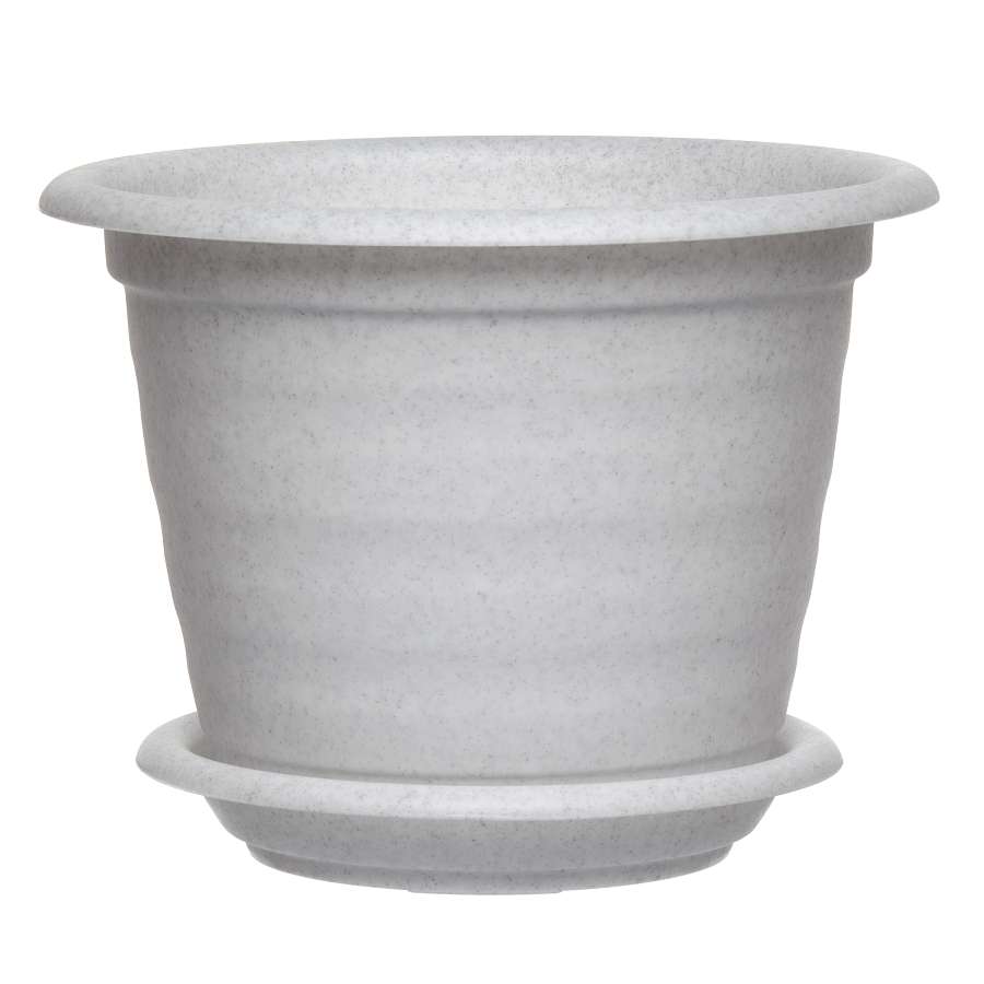Кашпо Ламела д-330 12л (мраморный)