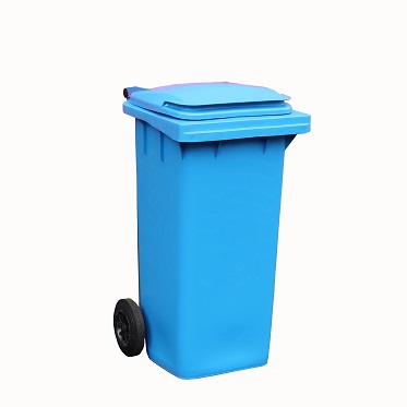 Бак-контейнер 120л с крышкой для мусора 