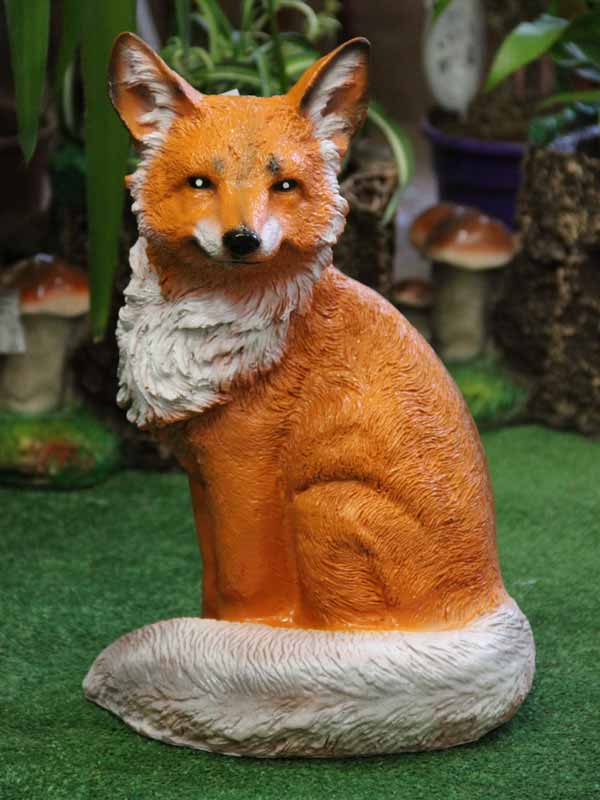 Фигура садовая Лиса декоративная  L-25 W-19 H-37см