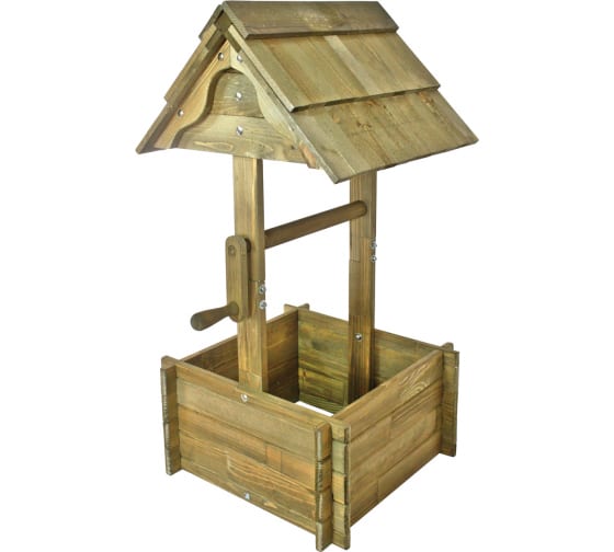 Цветочница Колодец 4-х гранный Эконом 