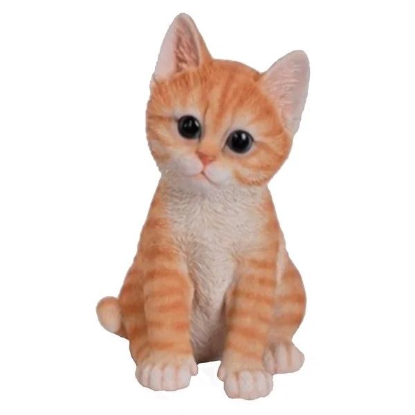 Фигура садовая Котенок рыжик 