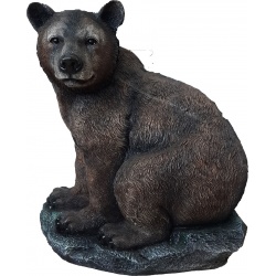 Фигура садовая Медведь на камне Н-60 