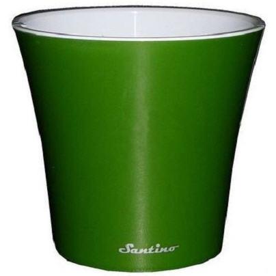 Горшок АРТЕ цвет зеленое золото-белый