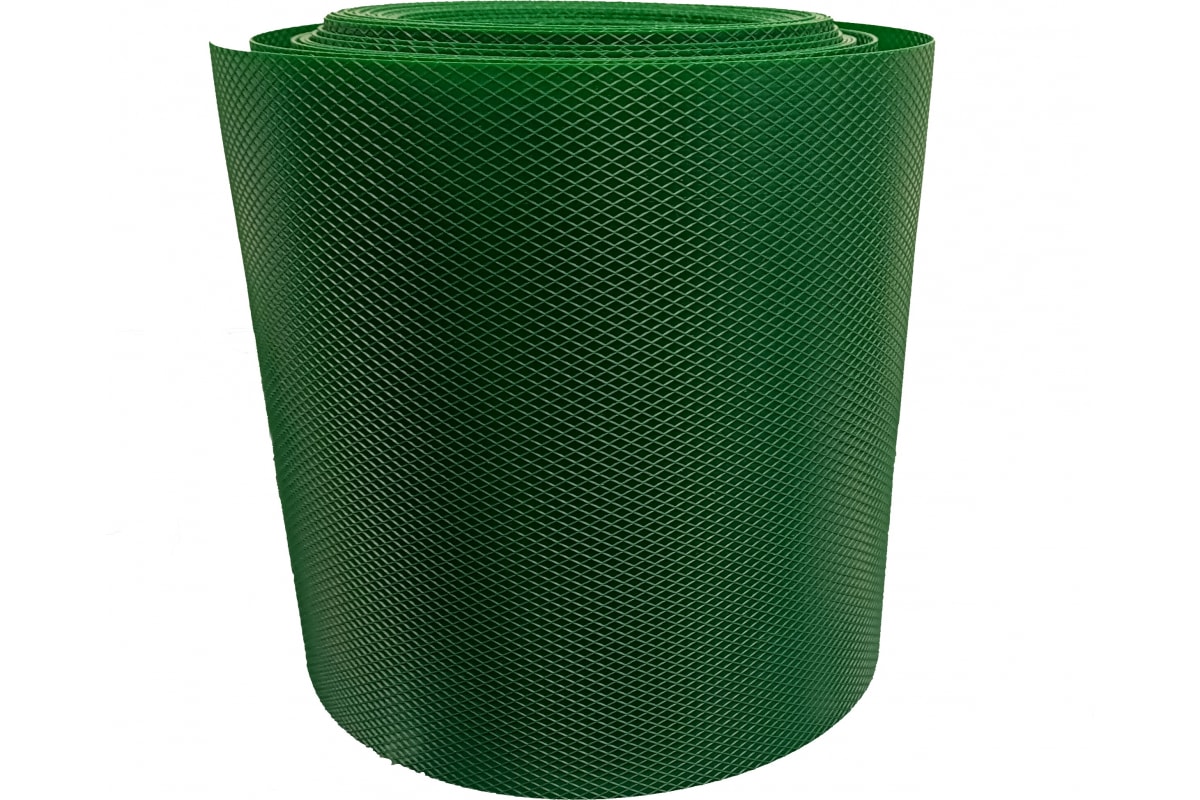 Бордюрная лента садовая зелёная 20см*15м