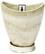 Горшок для растений Светло-бежевый комплект 