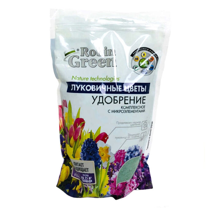 Удобрение цветочное минеральное сухое Robin Green для луковичных 1кг