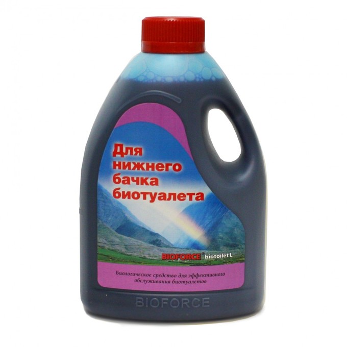 Биопрепарат BIOFORCE Bio Toilet L ( для нижнего бачка) 1000мл (Биокомп)