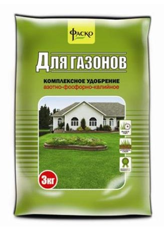 Удобрение газонное Фаско минеральное сухое тукосмесь Газон 3кг