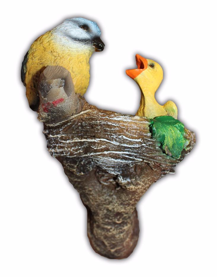 Фигура садовая Птица с птенцом