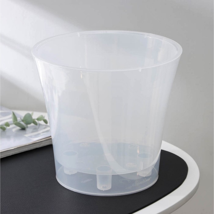 Горшок АРТЕ 5л цвет прозрачный-прозрачный