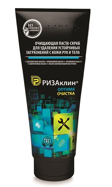 Паста очищающая для рук с абразив веществом 200мл РизаКлин Ультра
