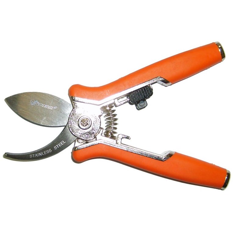 Секатор мини полукруглый 153мм SKRAB 28006