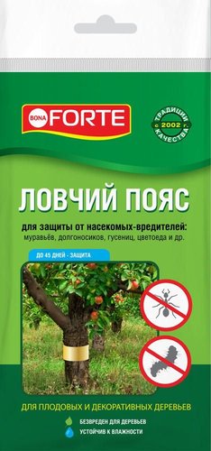 Ловчий пояс Bona Forte от насекомых вредителей