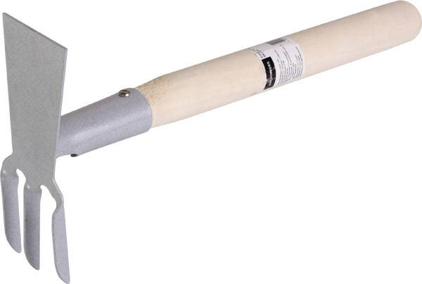 Заступ лепесток с грабельками черенок 350мм 91803