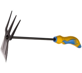Заступ с грабельками эргономичная ручка 81006