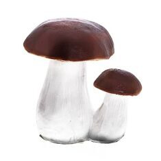 Фигура садовая Гриб белый двойной малый Н-15см