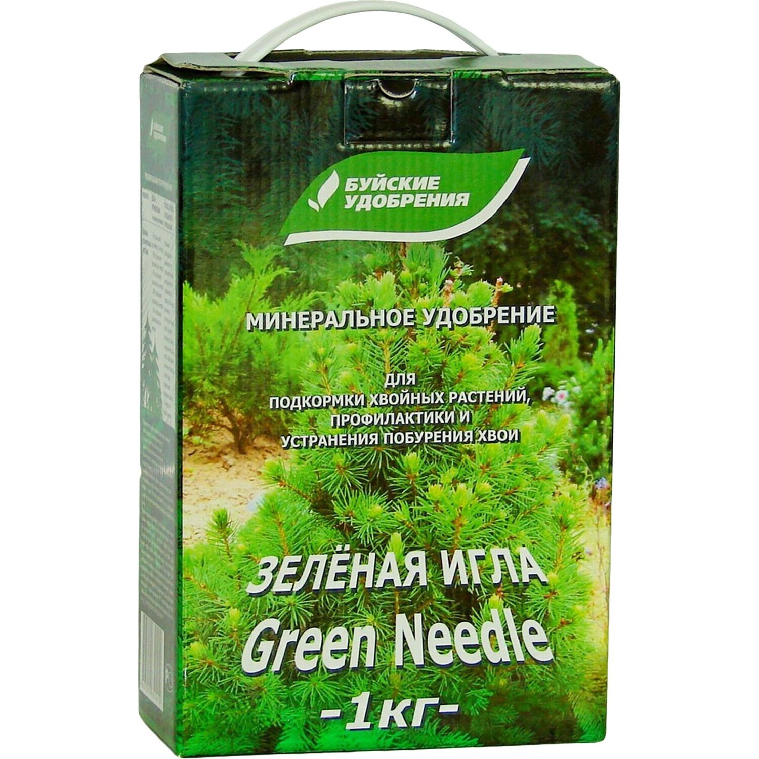 Удобрение хвойное зеленая игла от побурения хвои БХЗ 1кг
