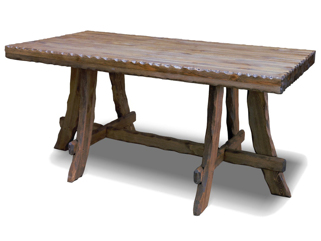 Стол Симфония -1500 из массива сосна цвет палисандр (Елегри)