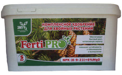 Удобрение хвойное PRO COMPO гранулир садовое 2,/10кг5кг ФЛОРАЛАЙФ