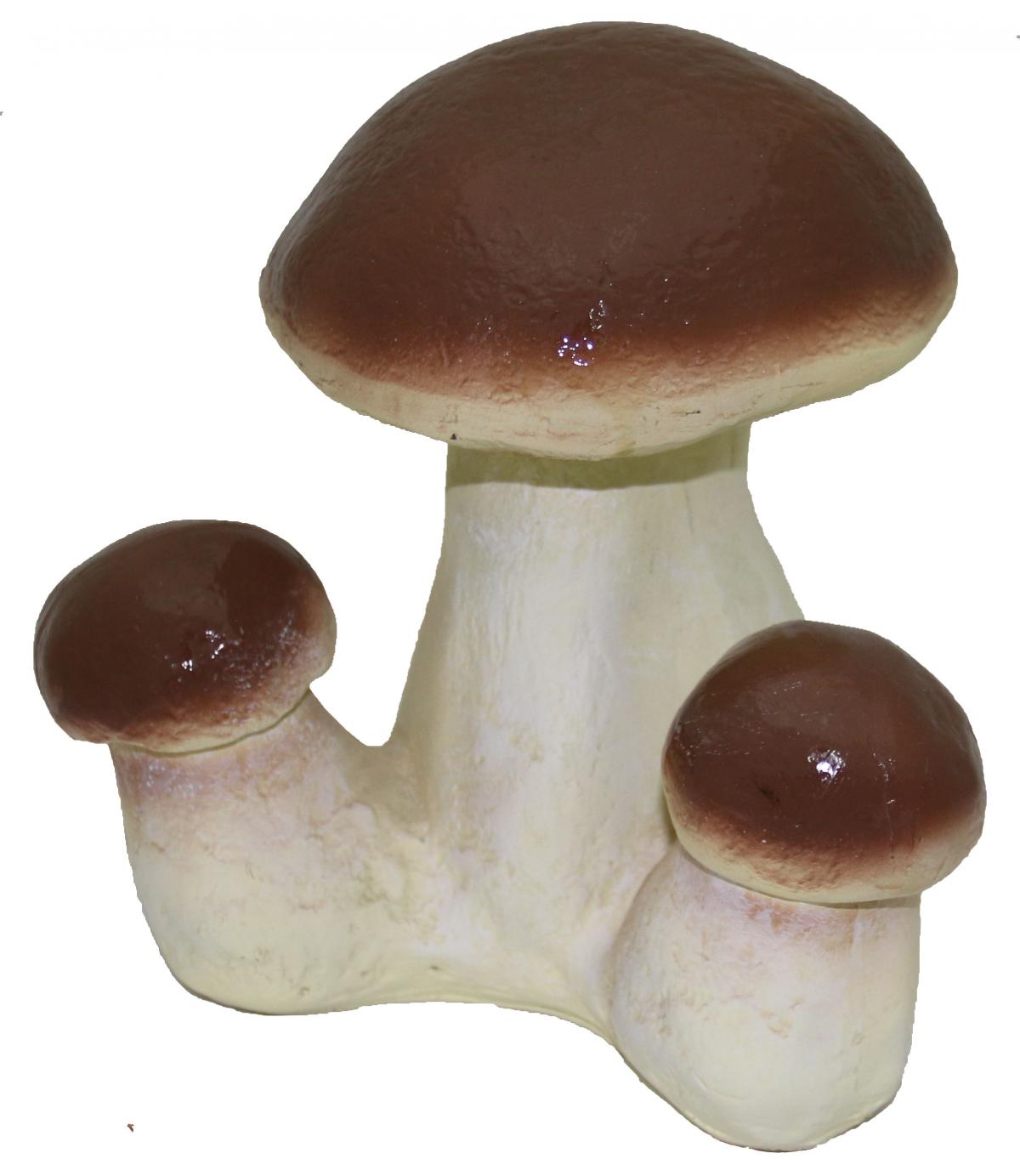 Фигура садовая Гриб белый тройной H-22