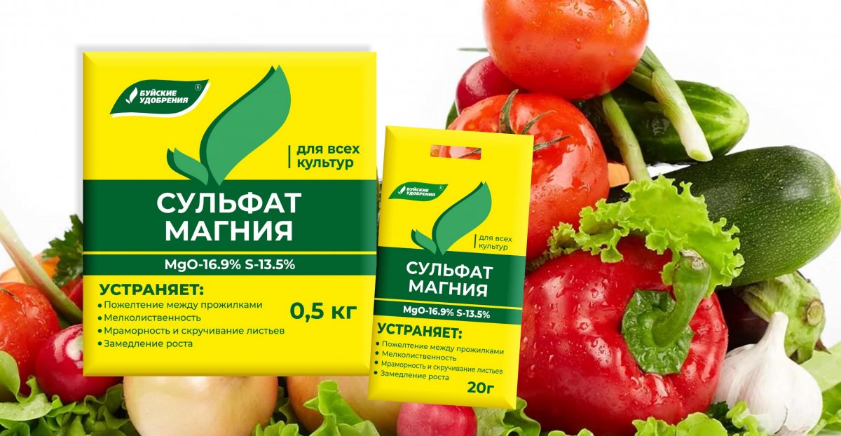 Удобрение Сульфат Магния БХЗ 0,5кг Удобрение Сульфат Магния БХЗ 0,5кг