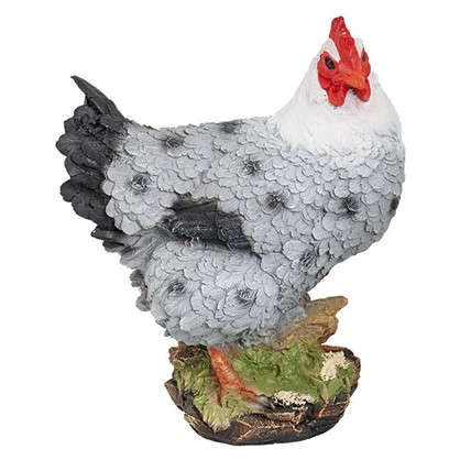 Фигура садовая Курица (серая)