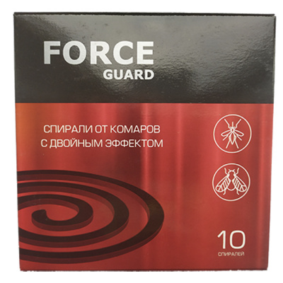 Репеллент Спирали FORCE quard от комаров 