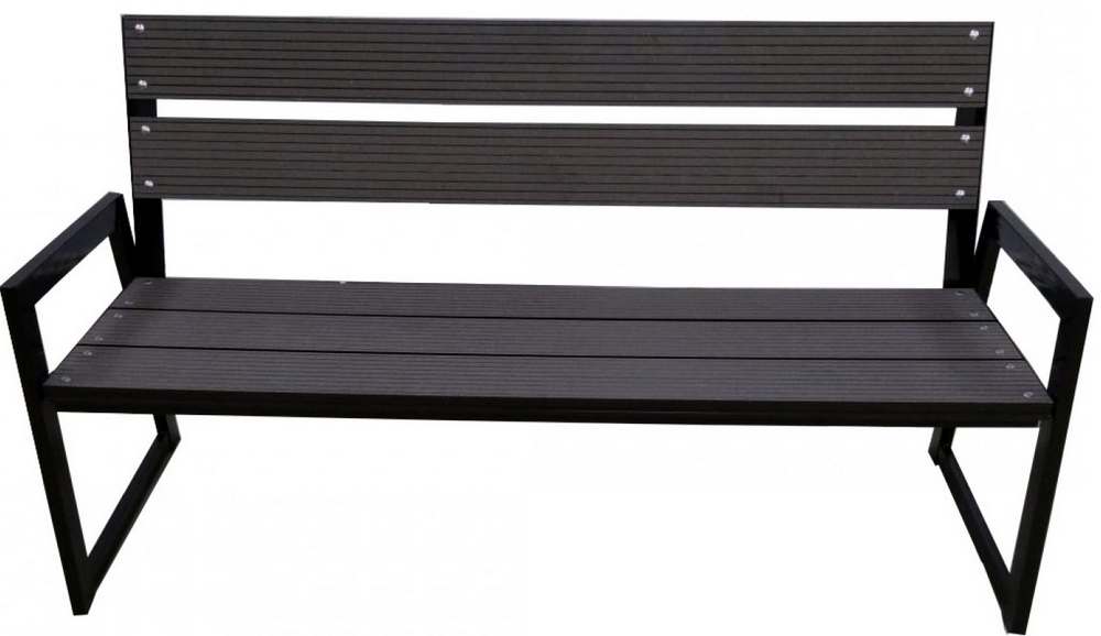 Лавочка ХАЙ-ТЕК с подлокотниками 1,5м 