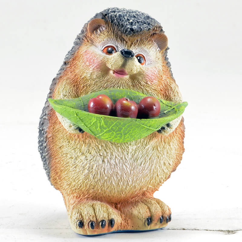 Фигура садовая Ежик с ягодами Н-15
