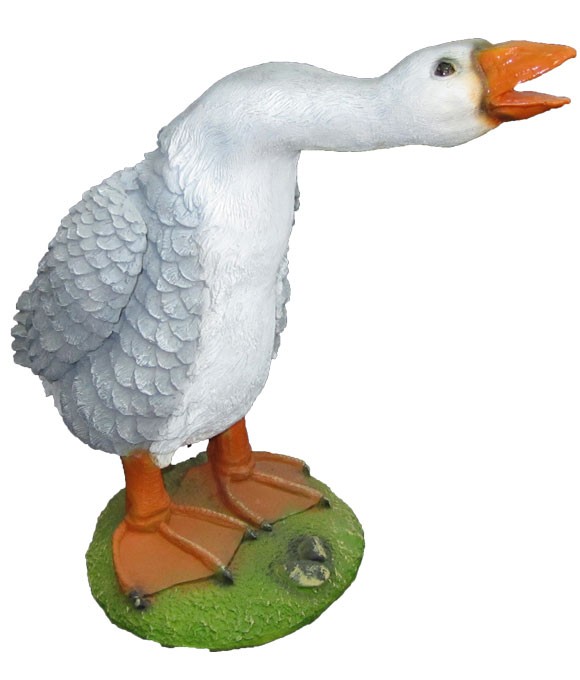 Фигура садовая Гусь шипящий H-40