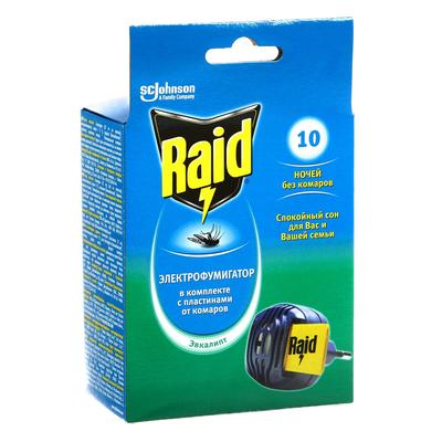 Фумигатор RAID с пластинами